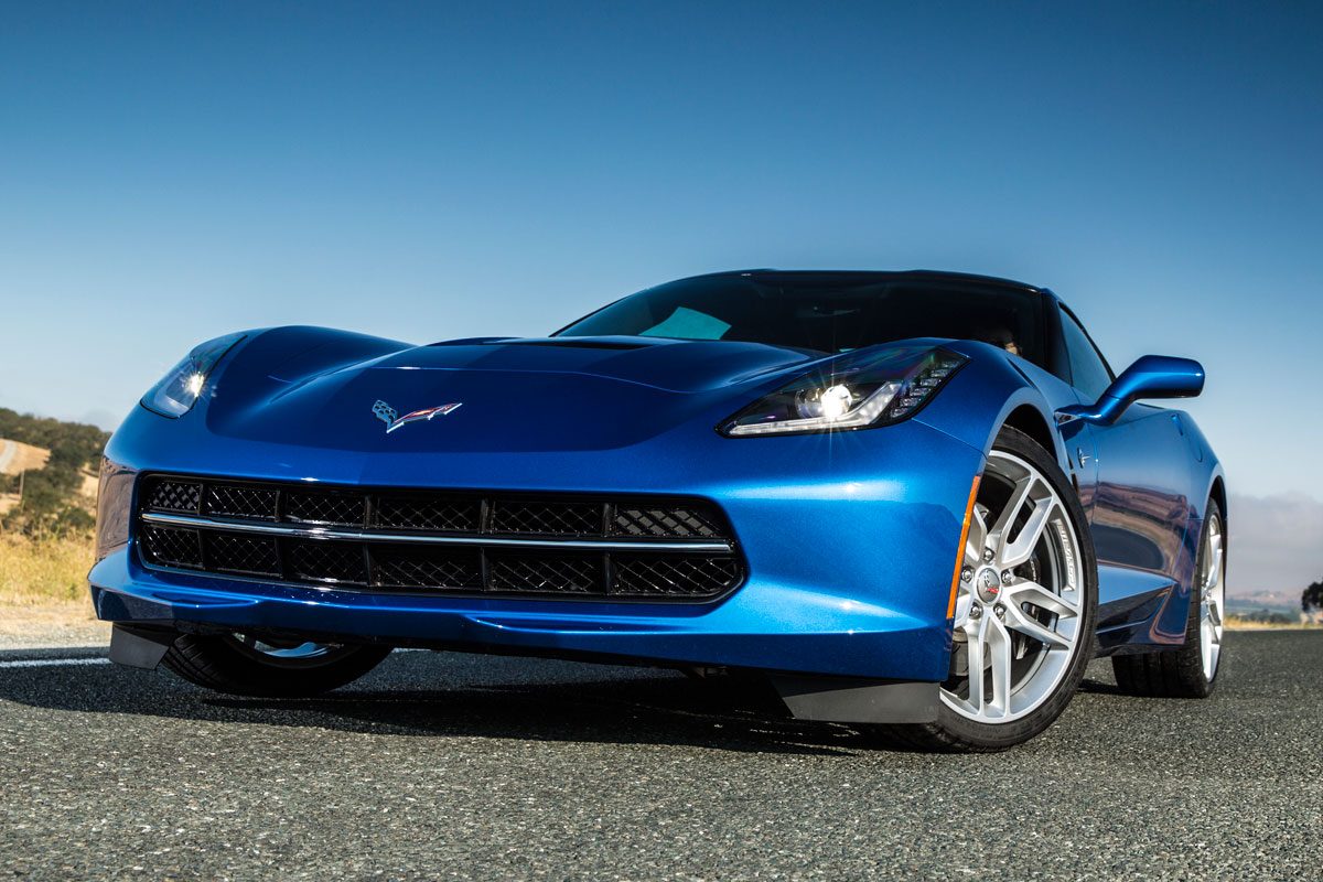 Chevrolet Corvette Stingray · أزرق — الصورة 3